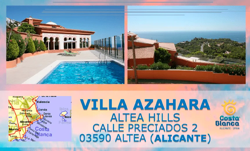 Villa Azahara, vivienda de estilo cordobés-andalusí en Altea Hills